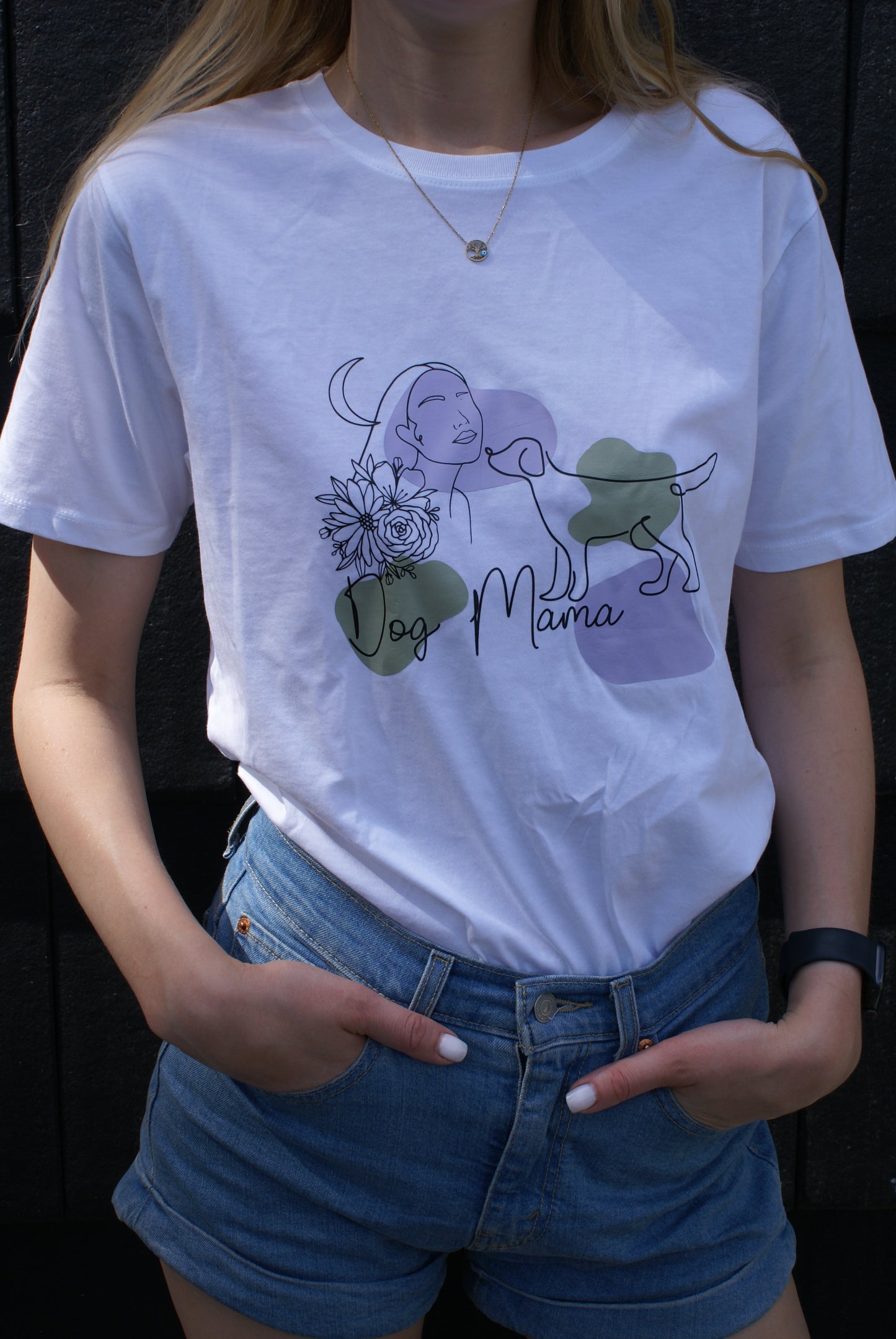 T-särk silueti/tekstiga