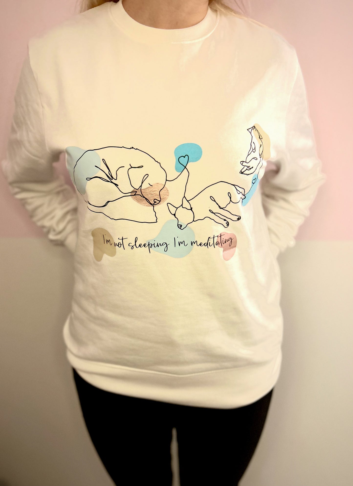 Pusa "I'm not sleeping, I'm meditating"