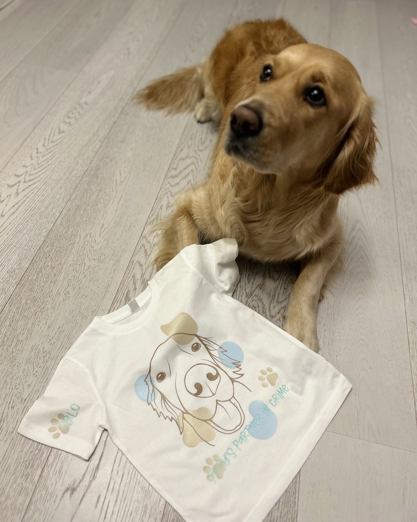 Laste T-särk enda lemmikloomaga